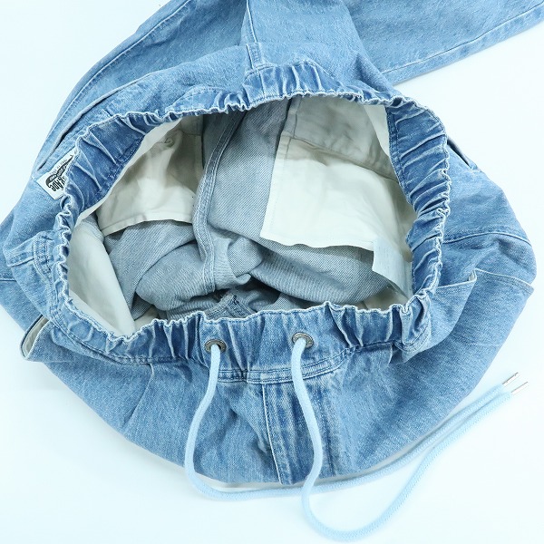 実際に弊社で買取させて頂いたA BATHING APE/アベイシングエイプ ONE POINT EASY 2 PLEAT DENIM PANT/2タック デニムパンツ/Lの画像 5枚目