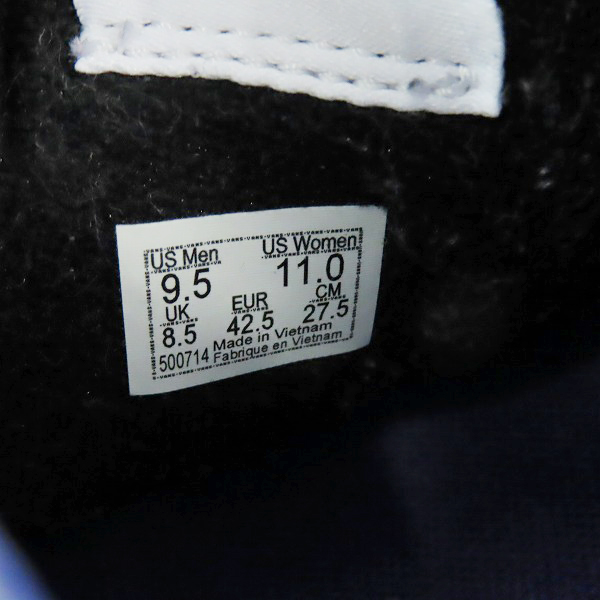 実際に弊社で買取させて頂いたVANS/バンズ SK8-LOW REISSUE SF/スケートロウ VN0A4UWIA0S/27.5の画像 5枚目