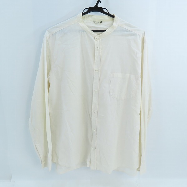 実際に弊社で買取させて頂いたARTS&SCIENCE/アーツ＆サイエンス ノーカラー 長袖シャツ/3