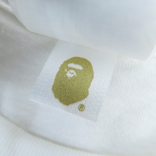 実際に弊社で買取させて頂いたA BATHING APE/アベイジングエイプ FANS SCARF SIDE BIG APE HEAD TEE/ショートスリーブTシャツ/Mの画像 4枚目