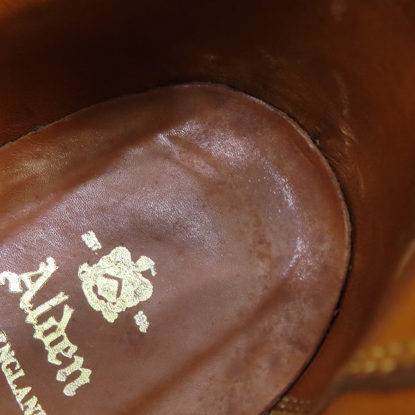 実際に弊社で買取させて頂いたAlden/オールデン 993 レザー コードバン サドルシューズ/9.5の画像 7枚目