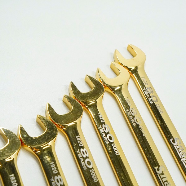 実際に弊社で買取させて頂いたSnap-on/スナップオン 80WRSETX 80周年記念モデル コンビネーションレンチ セットの画像 4枚目