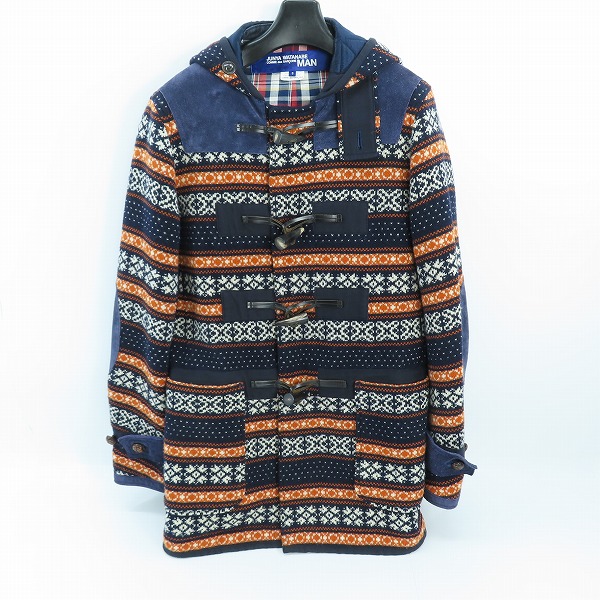 実際に弊社で買取させて頂いたJUNYA WATANABE MAN/ジュンヤワタナベマン スエード切り替え ダッフルコート AD2011 WH-C016/S