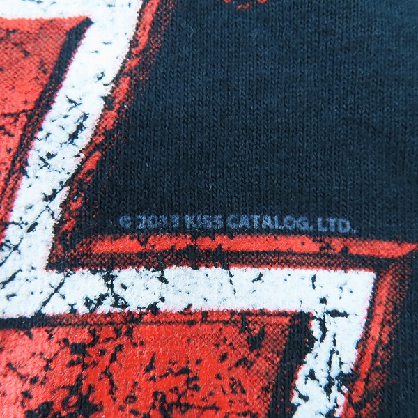 実際に弊社で買取させて頂いたKISS/キッス INVADES JAPAN TOUR 2013 バンドTシャツ/Mの画像 6枚目