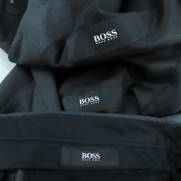 実際に弊社で買取させて頂いた【JPタグ】HUGO BOSS/ヒューゴボス /グアベロ 2B テーラードジャケット/ベスト/スラックス 3ピース スーツ セットアップ/48の画像 3枚目