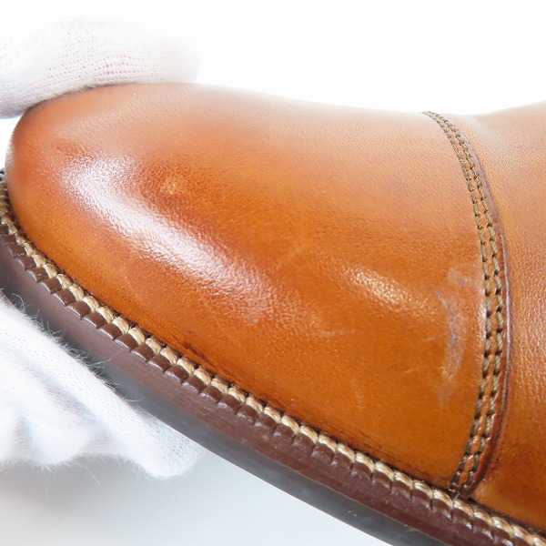 実際に弊社で買取させて頂いたCOLE HAAN/コールハーン プレーントゥ レザーシューズ/ビジネスシューズ C24120/8.5Mの画像 7枚目
