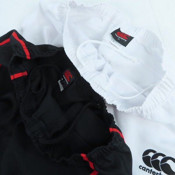 実際に弊社で買取させて頂いたCANTERBURY/カンタベリー ラグビー コカ コーラ レッドスパークス オーセンティックゲームパンツ XL/3L 2点セットの画像 3枚目