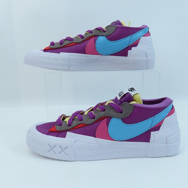 実際に弊社で買取させて頂いた【未使用】NIKE×KAWS×SACAI/ナイキ×カウズ×サカイ BLAZER LOW/ブレーザーロー パープルダスク DM7901-500/27の画像 3枚目