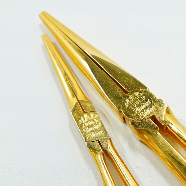 実際に弊社で買取させて頂いたMac Tools/マックツールズ Limited Edition 24K Gold Plated 1995 限定モデル ニードルノーズプライヤーの画像 5枚目