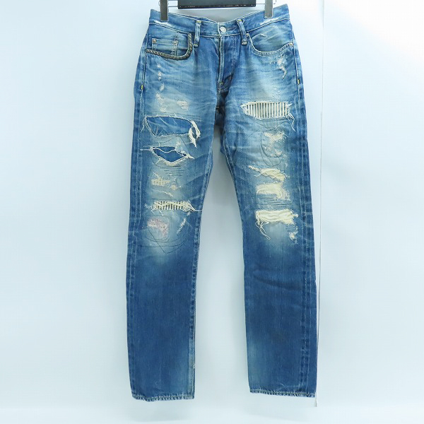 実際に弊社で買取させて頂いたHYSTERIC GLAMOUR/ヒステリックグラマー RSM加工 ストレート デニムパンツ 0241AP10/29