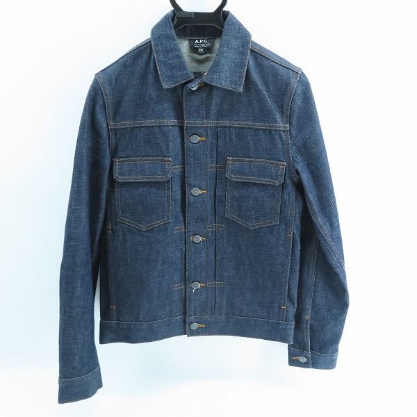 実際に弊社で買取させて頂いたA.P.C./アーペーセー RUE MADAME PARIS デニムジャケット インディゴ XXS