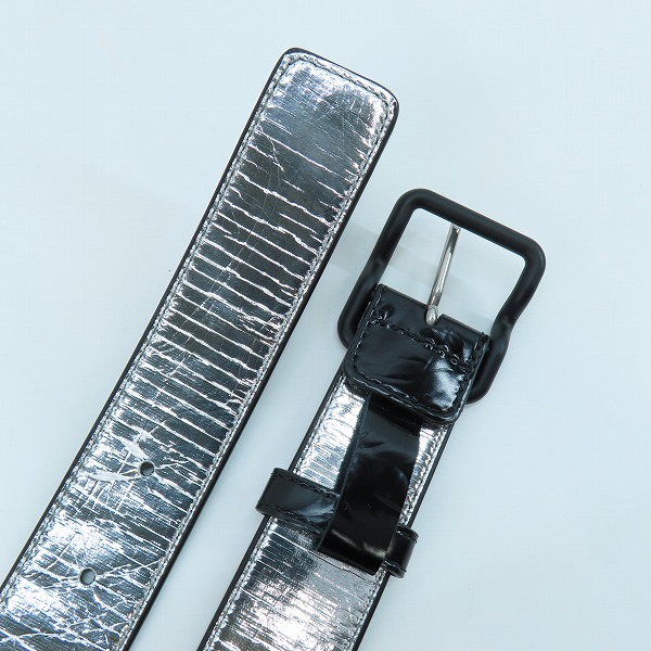 実際に弊社で買取させて頂いたBOTTEGA VENETA/ボッテガヴェネタ レザーベルト 691233 V1RW2の画像 2枚目