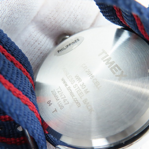 実際に弊社で買取させて頂いた(1)TIMEX/タイメックス ウィークエンダー セントラルパーク クオーツ 腕時計 T2N747の画像 3枚目