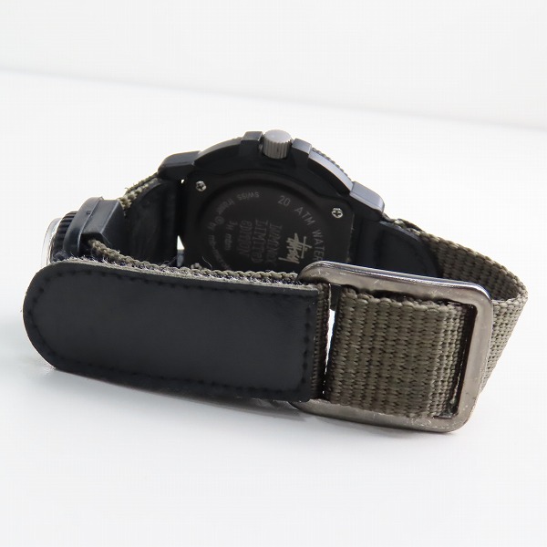 実際に弊社で買取させて頂いたLUMINOX×STUSSY/ルミノックス×ステューシー 限定 Navy Seals 交換ベルト付きの画像 2枚目