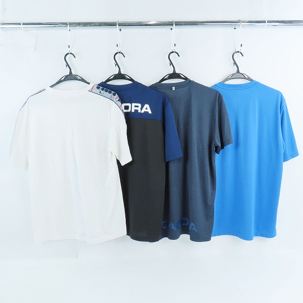 実際に弊社で買取させて頂いたDIADORA/ディアドラ テニスウェア ロゴプリント 等 半袖Tシャツ 4点セットの画像 1枚目
