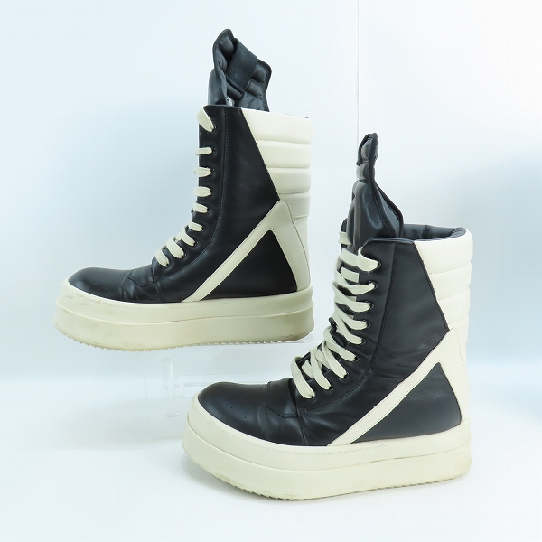 実際に弊社で買取させて頂いたRick Owens/リックオウエンス MEGA GEOBASKET/メガジオバスケット RU02D6855/42の画像 3枚目