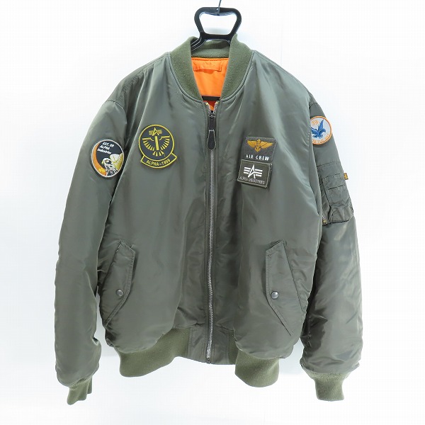 実際に弊社で買取させて頂いたALPHA INDUSTRIES/アルファインダストリーズ ナイロン リバーシブル フライトジャケット 20004-0576/4L