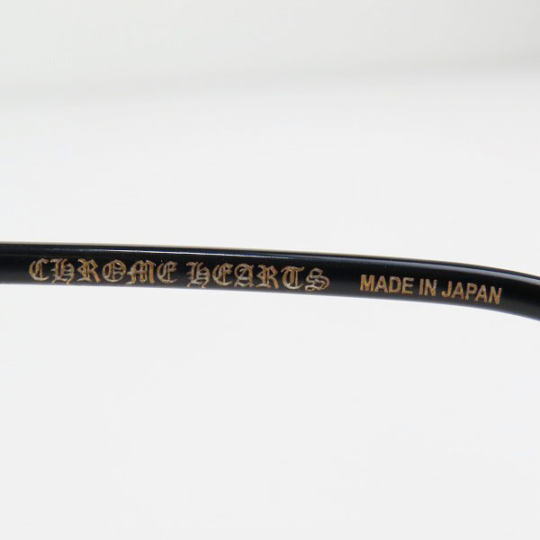 実際に弊社で買取させて頂いたCHROME HEARTS/クロムハーツ BUBBA-A メガネフレーム アイウェア の画像 4枚目