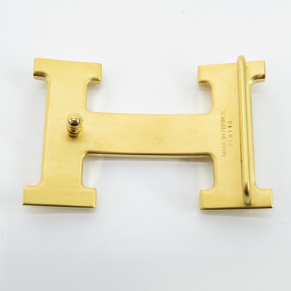 実際に弊社で買取させて頂いたHERMES/エルメス H ベルト バックル ゴールドの画像 2枚目