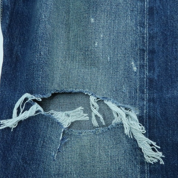 実際に弊社で買取させて頂いた【未使用】Levi's/リーバイス Vintage Clothing LVC 501XX 1966年モデル セルビッジ コーンデニム 66501-0130/W33の画像 7枚目