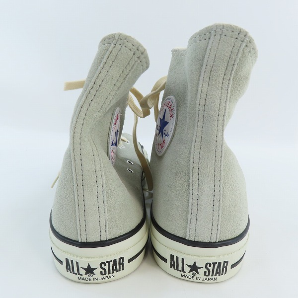 実際に弊社で買取させて頂いたCONVERSE/コンバース 日本製/スウェードレザー ALL STAR J HI /オールスター ハイカットスニーカー 10.5の画像 1枚目