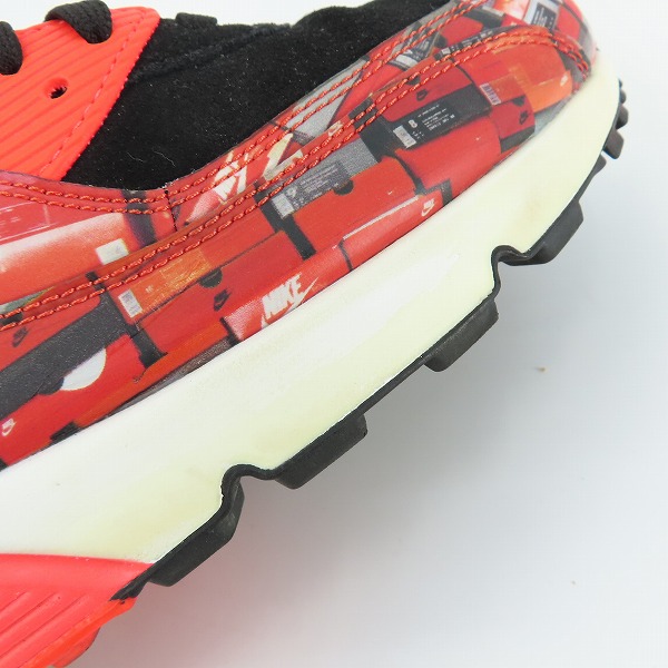 実際に弊社で買取させて頂いたNIKE×atmos/ナイキ×アトモス AIR MAX 90 PRNT WE LOVE NIKE/エアマックス90 プリント AQ0926-001/28の画像 7枚目