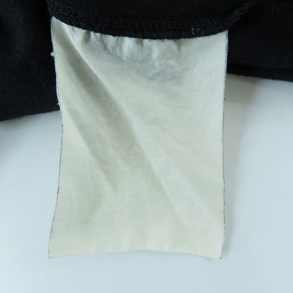 実際に弊社で買取させて頂いたBLACK COMME des GARCONS/ブラックコムデギャルソン ワッペン Tシャツ Lの画像 4枚目