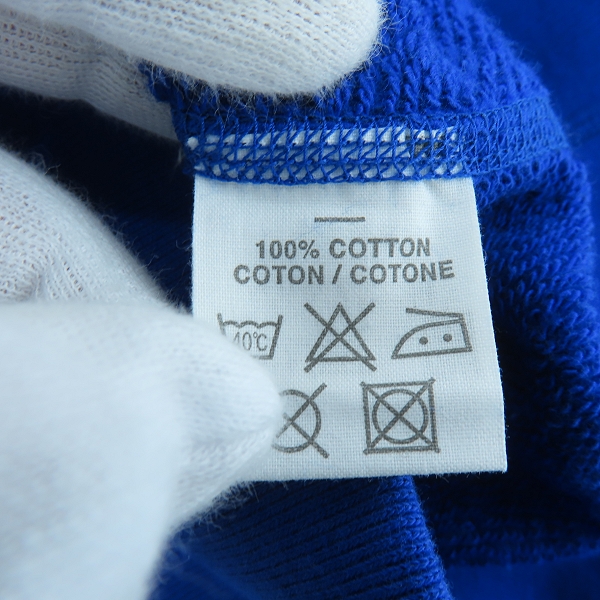 実際に弊社で買取させて頂いたLOOPWHEELER×BEAMS+/ループウィラー×ビームスプラス ジップアップ パーカー ブルー/Mの画像 3枚目