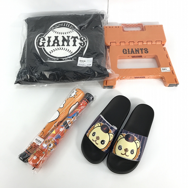 実際に弊社で買取させて頂いた【おまとめ/未開封含む】読売ジャイアンツ/巨人軍 坂本勇人 スリッパ/折り畳みチェア/クッション 等