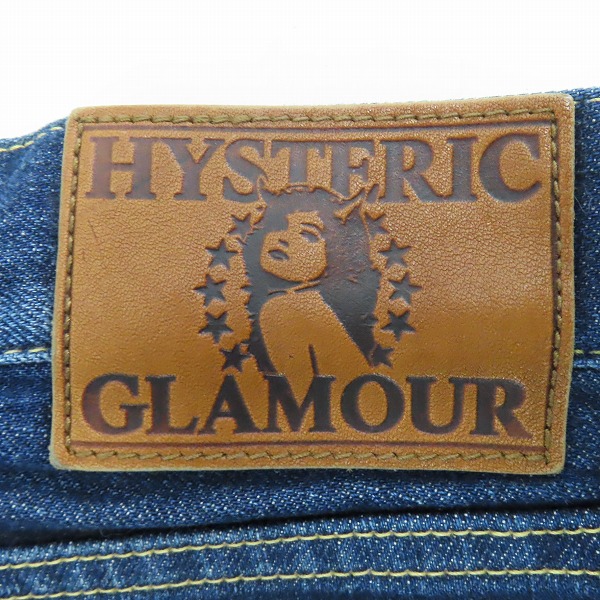 実際に弊社で買取させて頂いたHYSTERIC GLAMOUR/ヒステリックグラマー HRLR加工 デニムパンツ 0241AP12/28の画像 2枚目