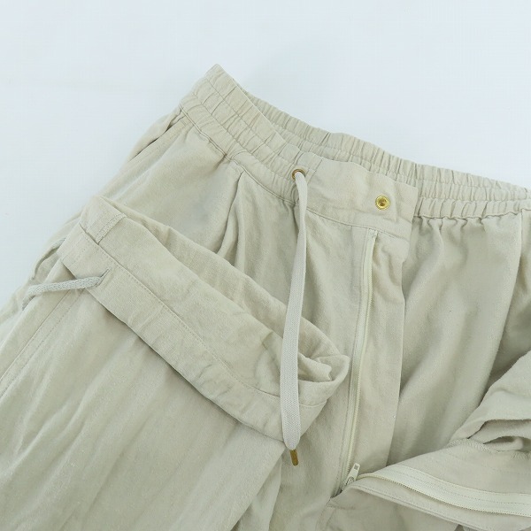 実際に弊社で買取させて頂いたJOURNAL STANDARD/ジャーナルスタンダード ORIENS タックワイドカーゴパンツ ORIENS 21-030-423-2000-3-0/Fの画像 2枚目