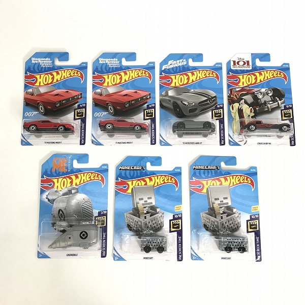 実際に弊社で買取させて頂いた【おまとめ/未開封】Hot Wheels/ホットウィール '15 MERCEDES AMG GT/'71 MUSTANG MACH 1/MINECRAFT 他
