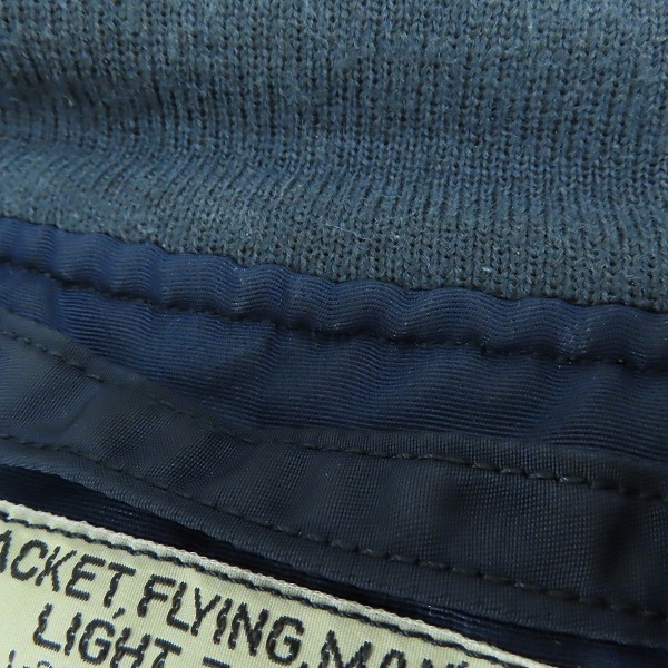 実際に弊社で買取させて頂いたNew Manual×Buzz Rickson's/ニューマニュアル×バズリクソンズ #009 TYPE L-2A フライト ジャケット BZ-YY-0002/46の画像 7枚目