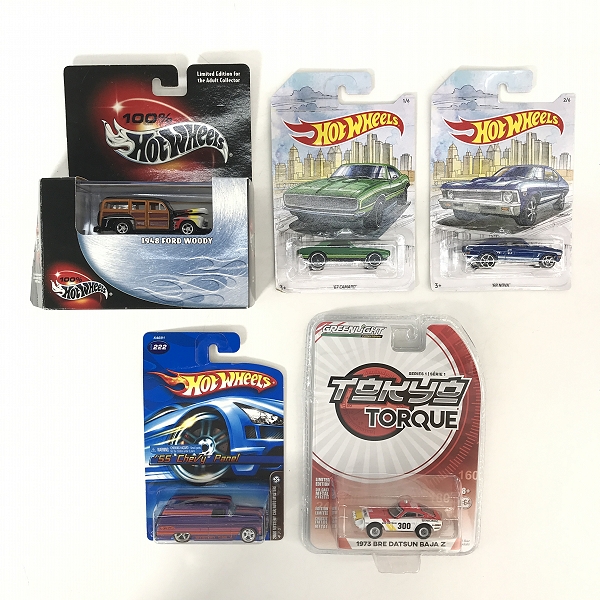 実際に弊社で買取させて頂いた【おまとめ/未開封含む】Hot Wheels/ホットウィール 2006 MYSTERY CAR 55 CHEVY PANEL/1948 FORD WOODY 等