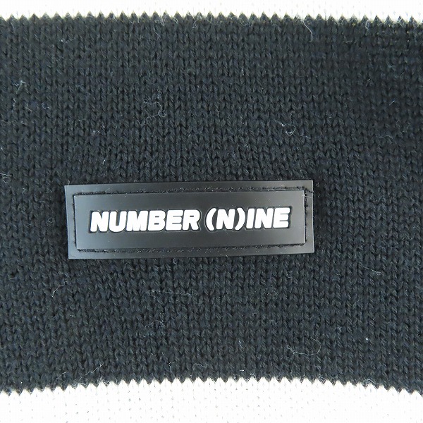 実際に弊社で買取させて頂いたNUMBER (N)INE/ナンバーナイン ボーダー 半袖ニット NDK-801N/XLの画像 3枚目