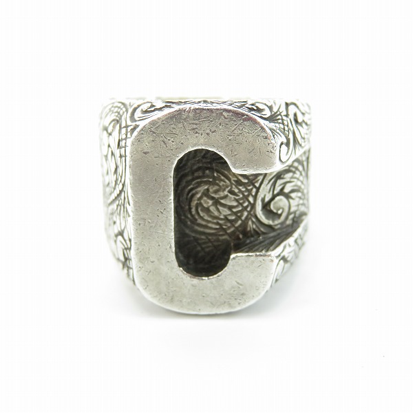 実際に弊社で買取させて頂いたGucci/グッチ C Letter Rings/アルファベット イニシャルCリング 17.5-19.5号の画像 1枚目