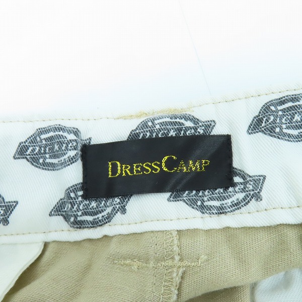 実際に弊社で買取させて頂いたDickies×DRESSCAMP/ディッキーズ×ドレスキャップ 刺繍/ワッペン チノパン /30の画像 3枚目