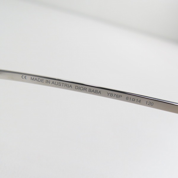 実際に弊社で買取させて頂いたChristian Dior/クリスチャンディオール サングラス YB76Pの画像 6枚目