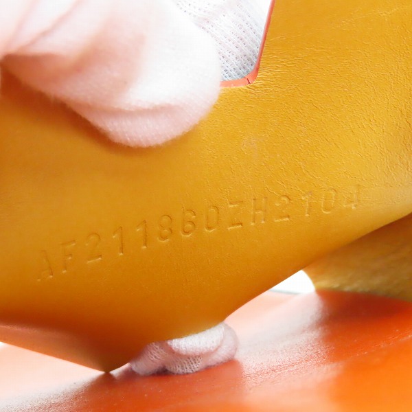 実際に弊社で買取させて頂いたHERMES/エルメス Izmir/イズミール レザー サンダル 41の画像 5枚目