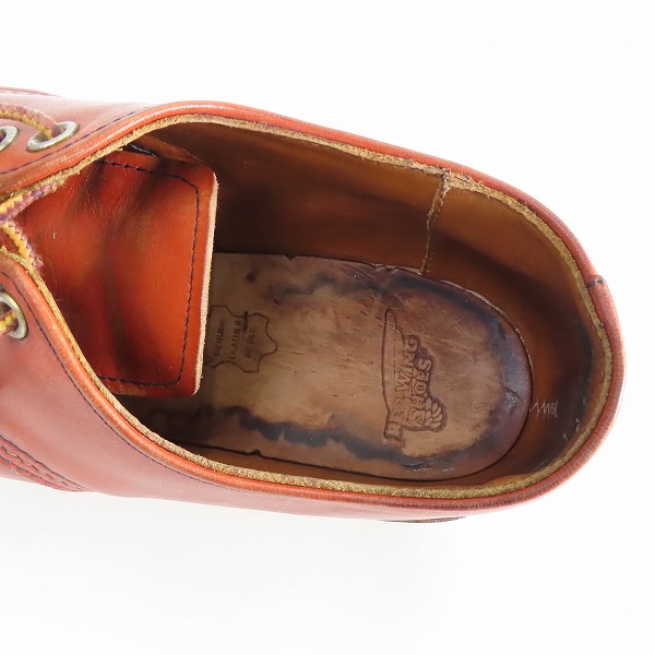 実際に弊社で買取させて頂いたRED WING/レッドウィング オックスフォード ワークブーツ 8103/8Dの画像 4枚目
