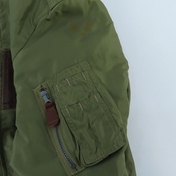 実際に弊社で買取させて頂いたBUZZ RICKSONS/バズリクソンズ L-2 フライトジャケット BR11130 /40の画像 8枚目
