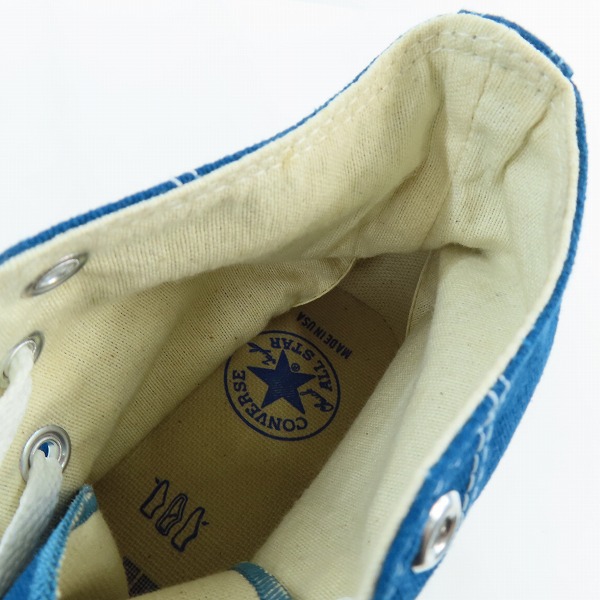 実際に弊社で買取させて頂いた【観賞用】CONVERSE/コンバース 90年代 USA製 ALL STAR/オールスター ハイカット スニーカー 16397/10.5の画像 4枚目