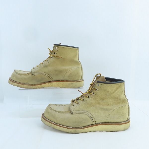 実際に弊社で買取させて頂いたRED WING/レッドウィング アイリッシュセッター スエード モックトゥ 8173/10Eの画像 3枚目