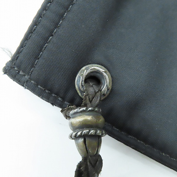実際に弊社で買取させて頂いたCHROME HEARTS/クロムハーツ ジッパー ダガー ナイロン クラッチ バッグの画像 7枚目