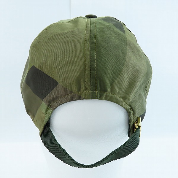 実際に弊社で買取させて頂いたsacai×KAWS/サカイ×カウズ カモフラSロゴキャップ 21-0259Sの画像 3枚目