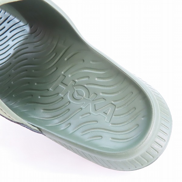 実際に弊社で買取させて頂いた【未使用】WTAPS × HOKA ONEONE/ダブルタップス × ホカ オネオネ Ora Luxe Olive Drab/オラ ラックス 1155398/27の画像 4枚目