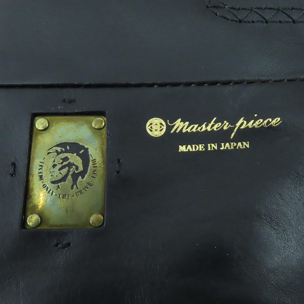 実際に弊社で買取させて頂いたDIESEL×master piece/ディーゼル×マスターピース オールレザー トートバッグの画像 5枚目