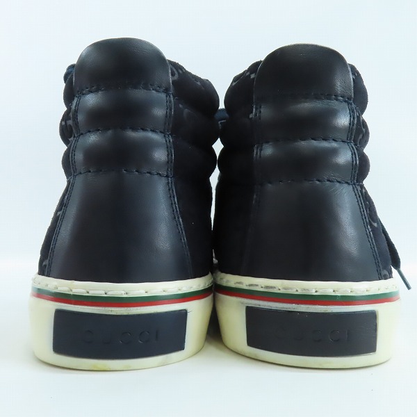 実際に弊社で買取させて頂いたGUCCI/グッチ ハイカットスニーカー/シューズ/GG柄/147522/38の画像 1枚目
