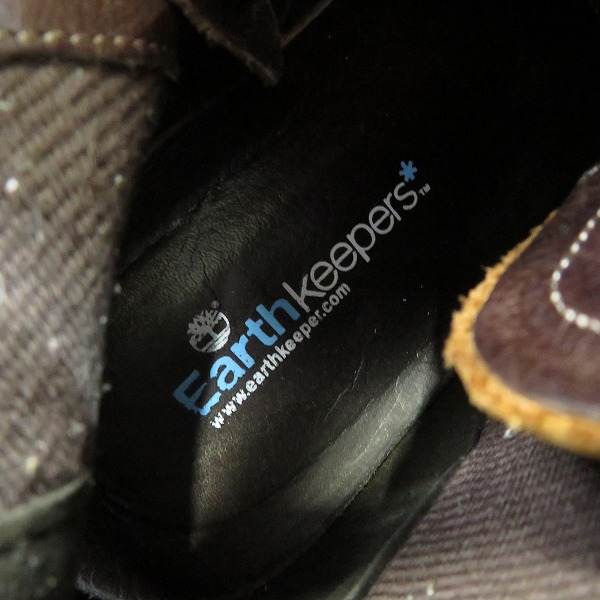 実際に弊社で買取させて頂いたTimberland/ティンバーランド サイドジップ レザーブーツ 19558/8Wの画像 6枚目