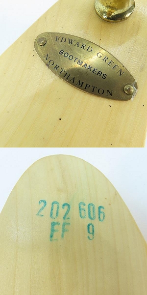 実際に弊社で買取させて頂いたEDWARD GREEN/エドワードグリーン CHELSEA/チェルシー レザーシューズ E202 9/9.5 の画像 9枚目
